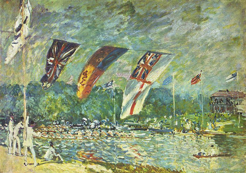Alfred Sisley Regatta at Molesey, oil painting image